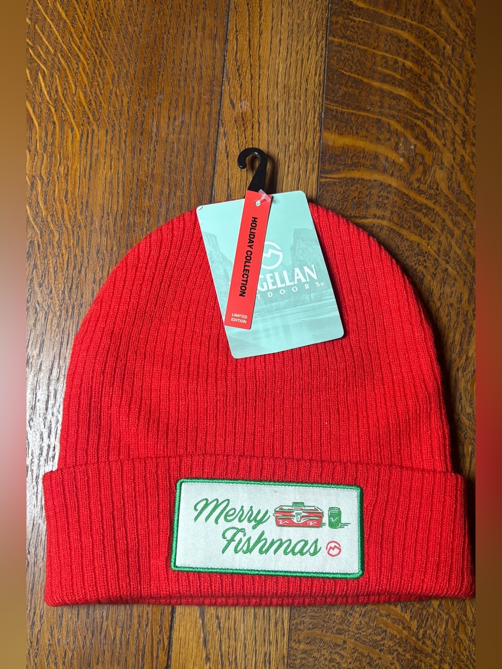 Merry Fishmas Christmas Toboggan Brand new with tags